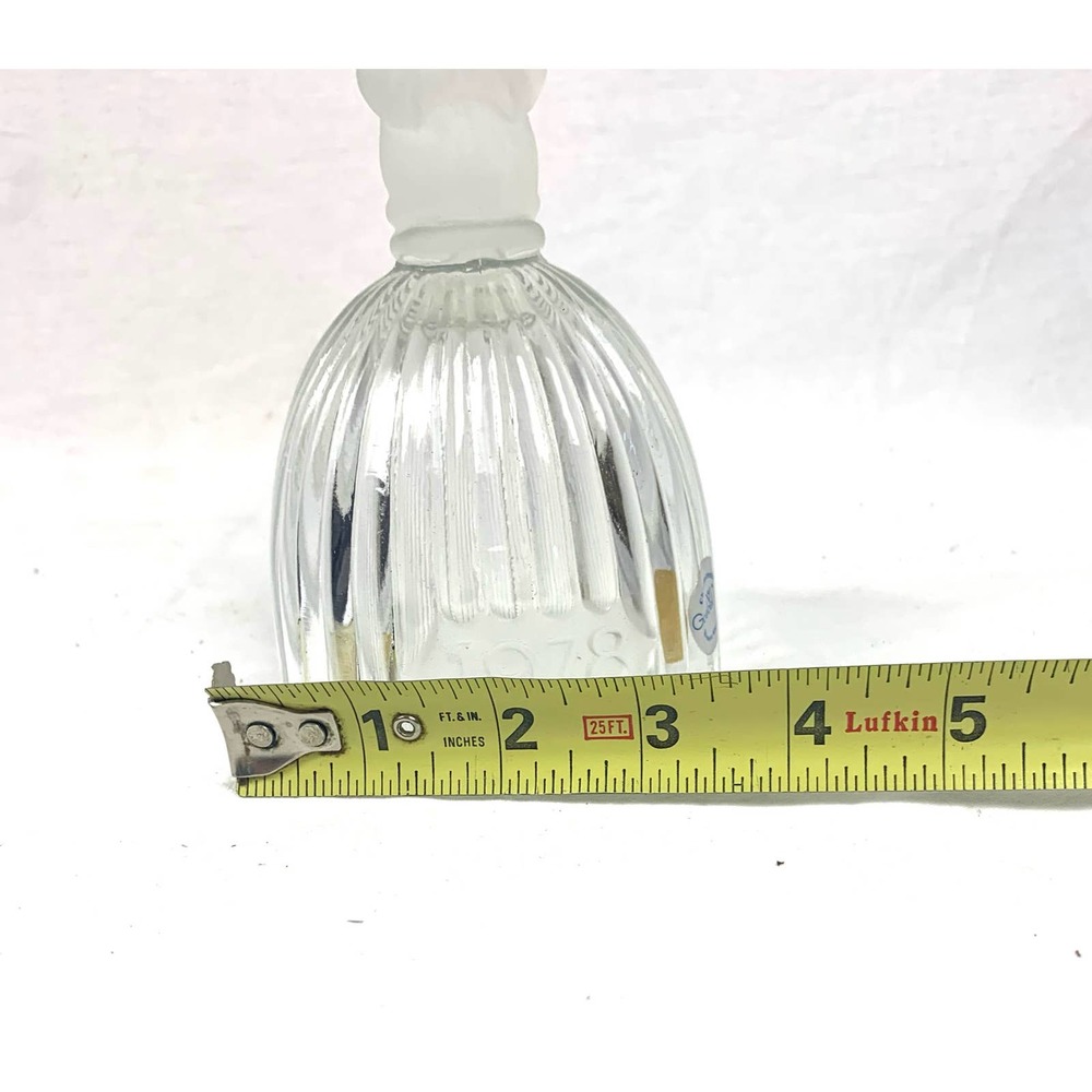 VTG Goebel Clear German Crystal Glass Bell 1978 Praying Choir Child Christmas - Picture 11 of 11